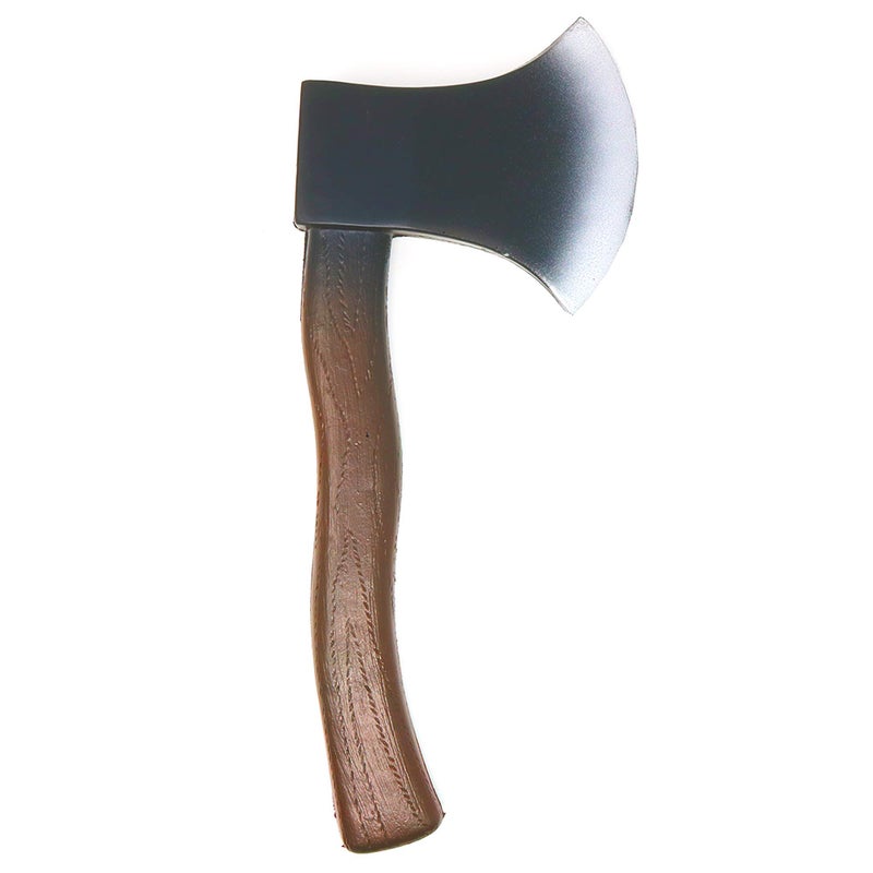 Skeleteen Lumberjack Costume Prop Toy - Wood Look Hatchet Axe Props for Party - 1 Piece - Image 1
